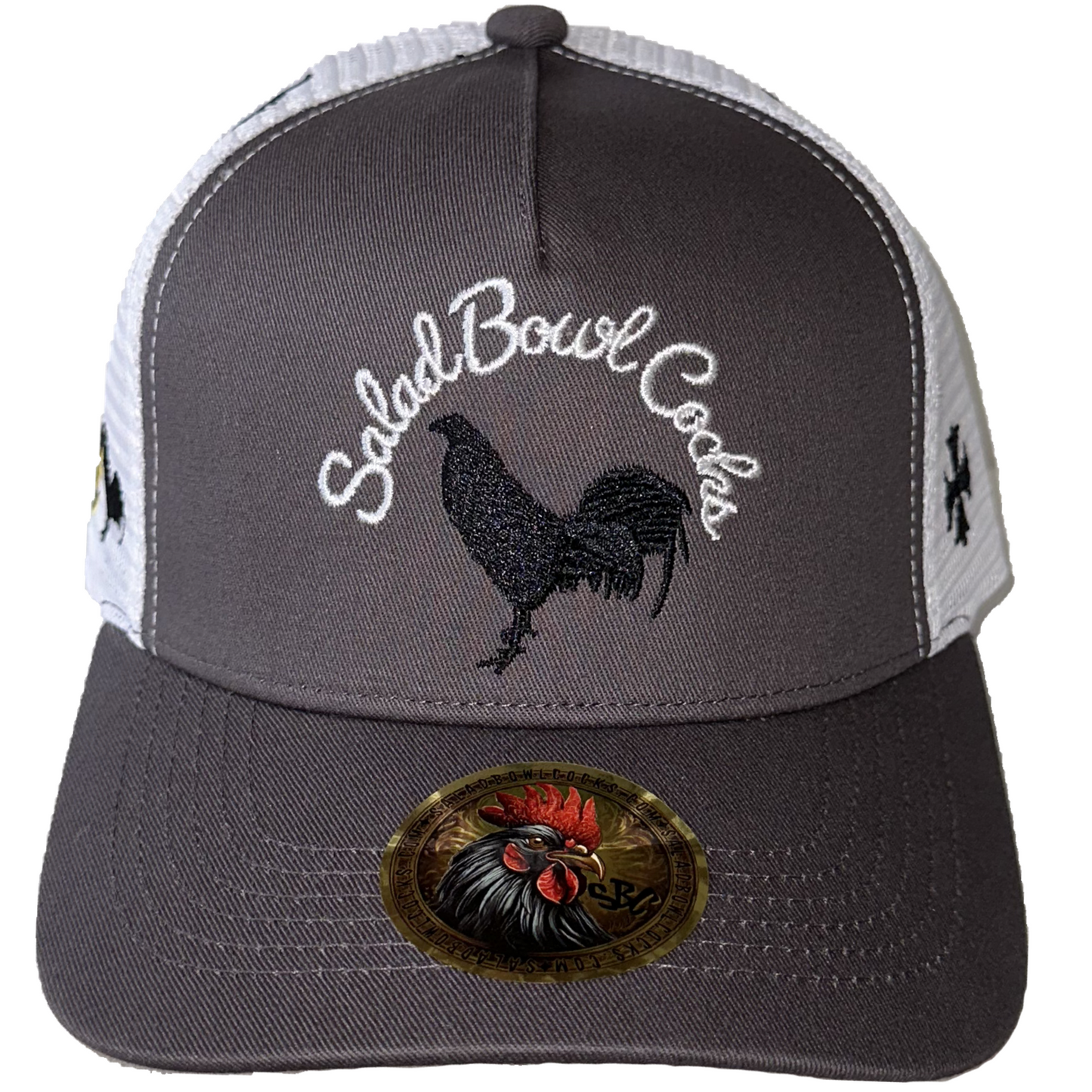 Gray White Trucker Hat