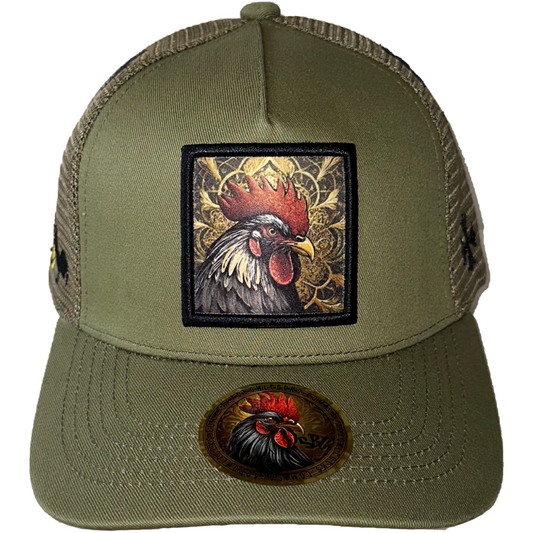 Olive Trucker Hat