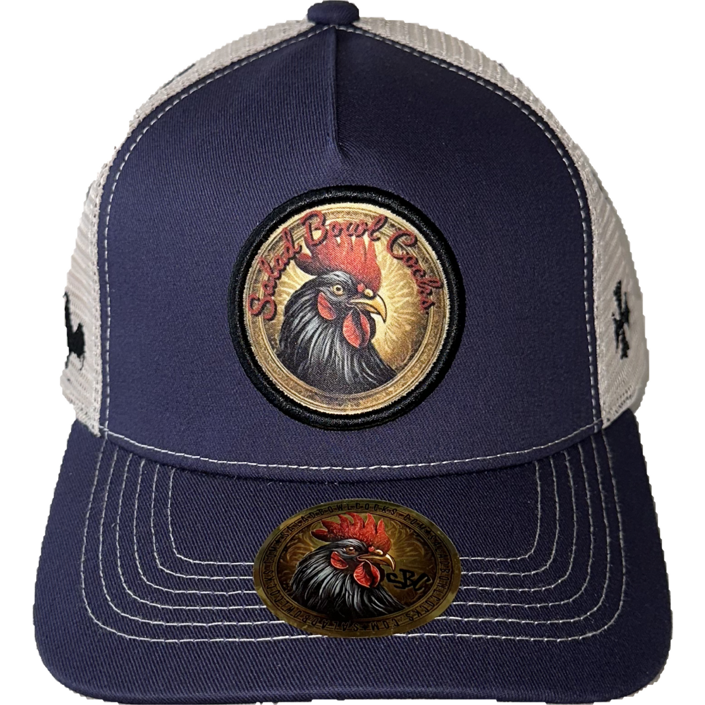 Navy Khaki Trucker Hat