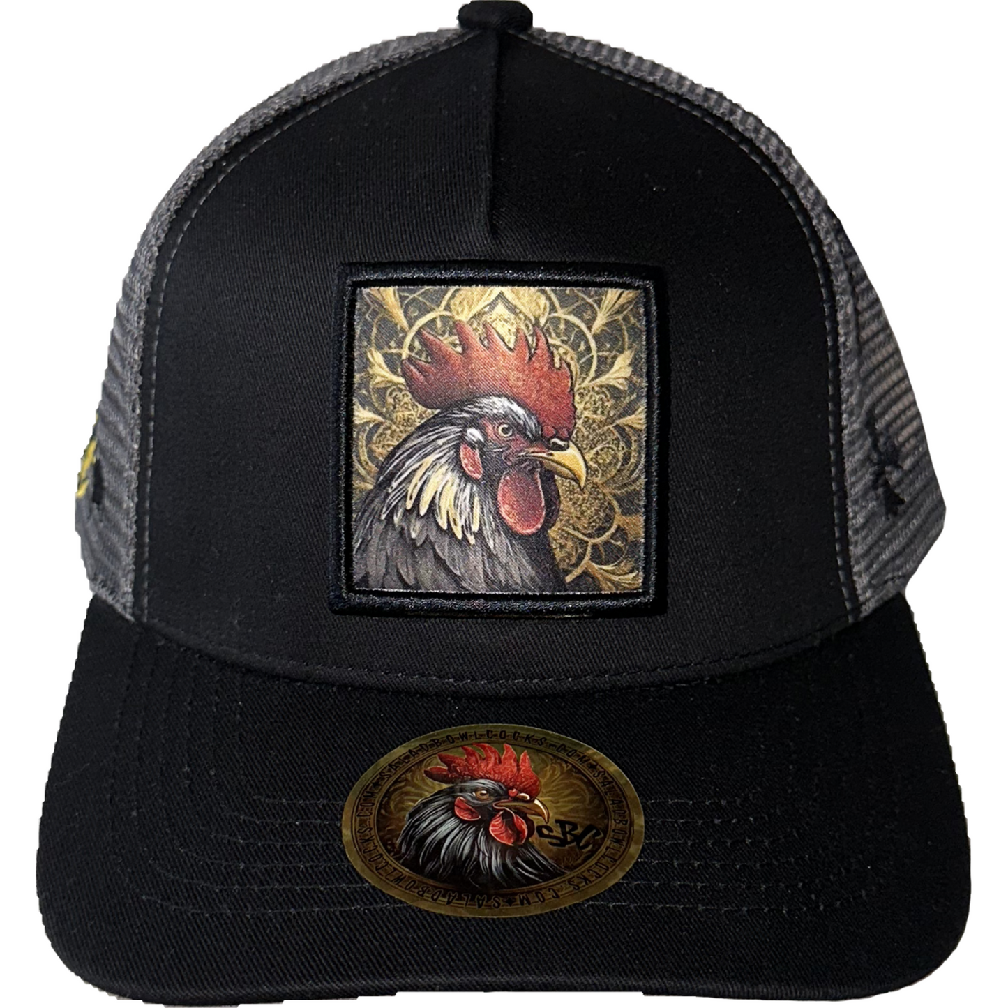 Black Charcoal Trucker Hat